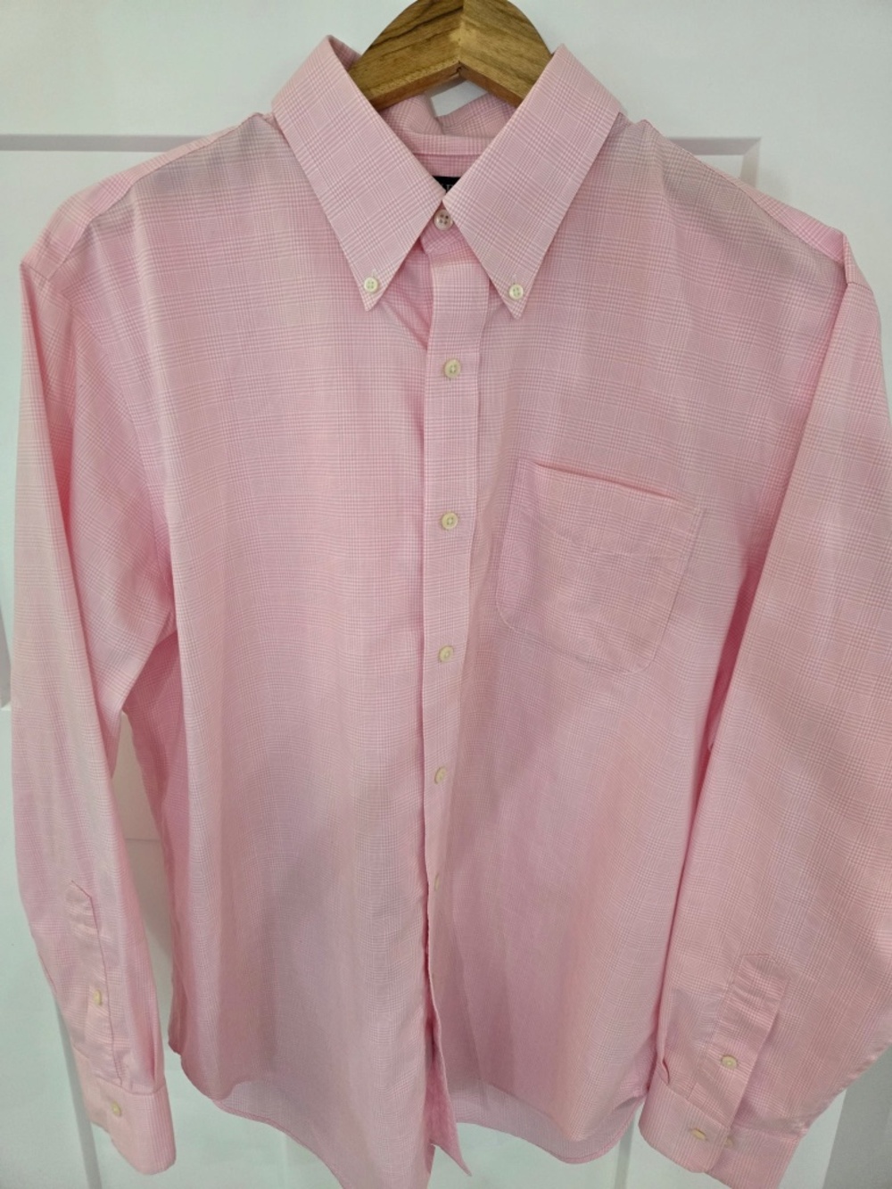 Lauren Ralph Lauren Dress Shirt Men 16.5 Pink Check
